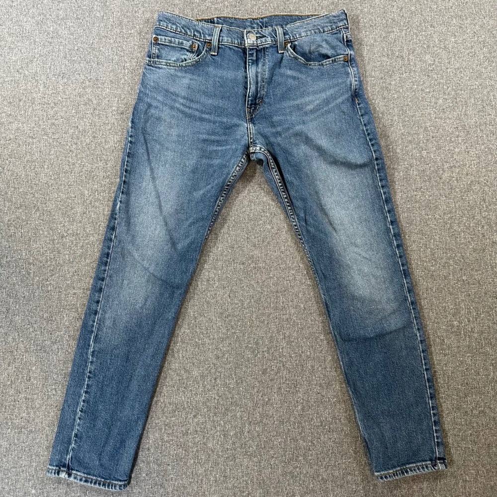 Levis 512 Slim Taper Fit Jeans Mens 32x30 Blue Denim WaterLess Stretch Pants